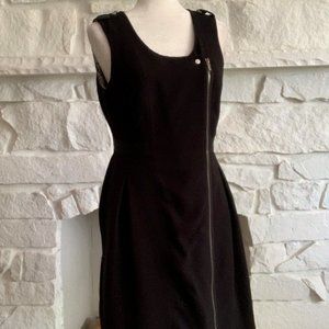 Knee Length Zipper Dress
